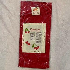 Cherry Pie Recipe Hand Towel